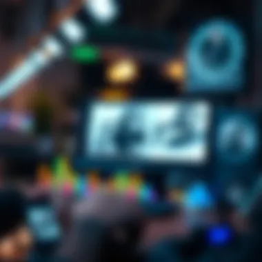 AI Tools in Video Editing Illustration of AI tools enhancing video editing workflow