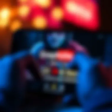 Illustration of downloading Snaptube on Android device