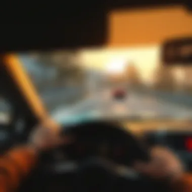 Dynamic gameplay scene from DR Driving Mod APK