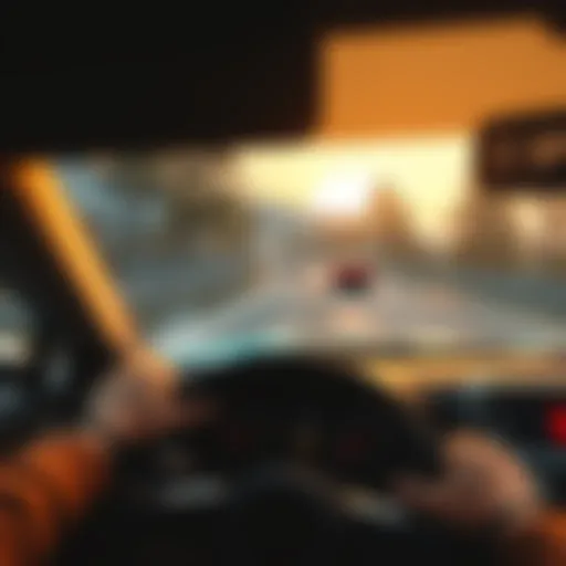 Dynamic gameplay scene from DR Driving Mod APK