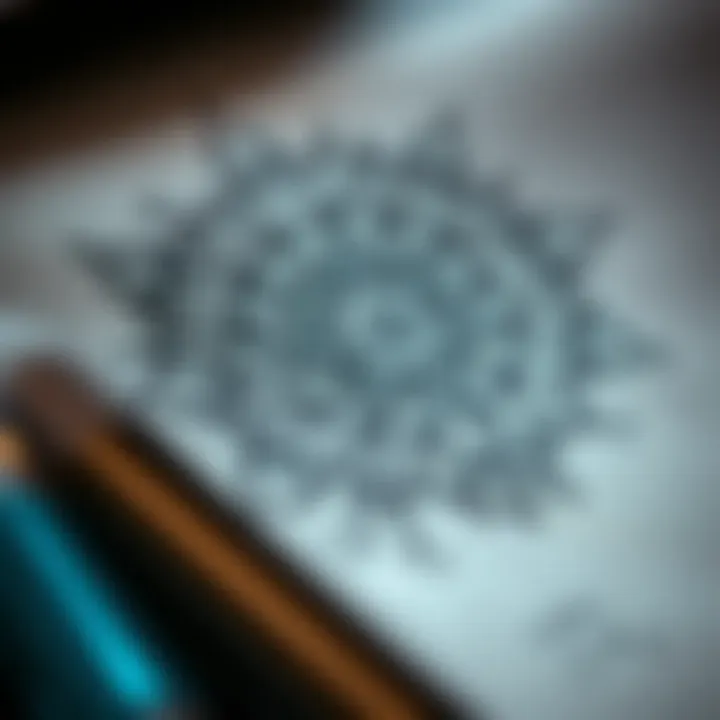 Intricate Design Using Drawing Tools An intricate design created with the drawing tools in PicsArt.