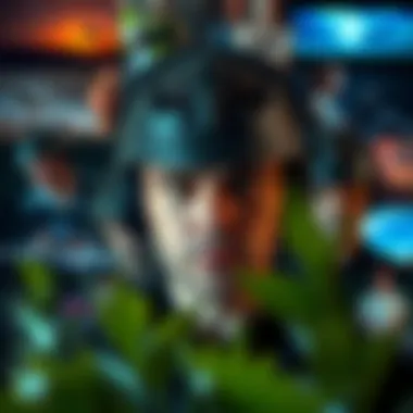 Creative Collage of Visual Enhancements A creative collage showcasing various visual enhancements made with PicsArt.