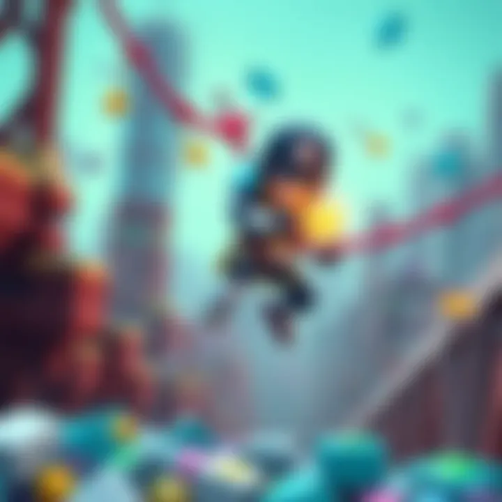 Unlimited Gems and Money in Rope Hero Visual representation of unlimited gems and money in the game