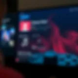 Visual representation of music streaming features