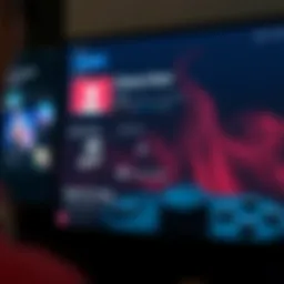 Visual representation of music streaming features