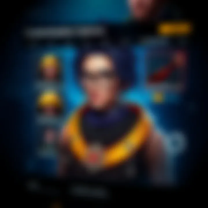 A detailed view of the character customization options in Eros Island