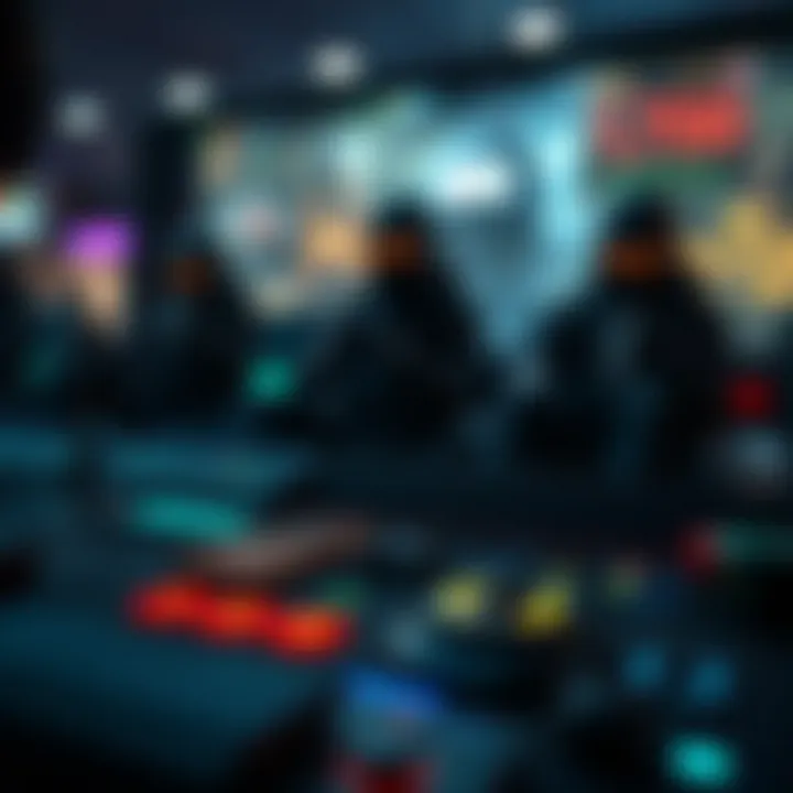 User interface of a skins simulator