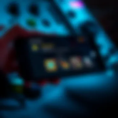 A smartphone showcasing different APK options for Cavern Adventurers