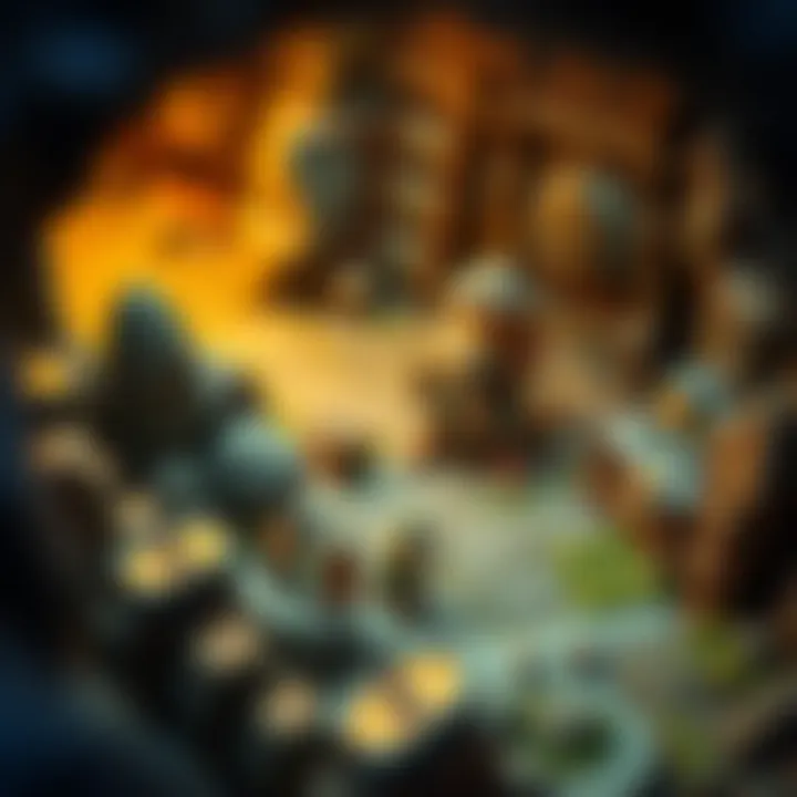 A detailed view of gameplay mechanics in Cavern Adventurers