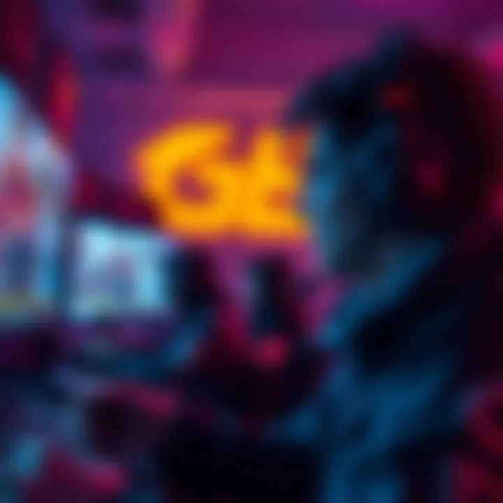 Gamer Experience Enhanced by Modding A gamer immersed in gameplay enhanced by modding techniques