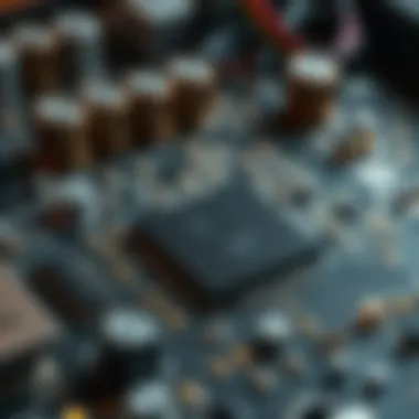 The Technical Side of Classic Modding An intricate circuit board emphasizing the technical aspects of modding