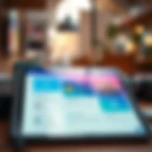 User interface of Clevnote showcasing various note-taking features