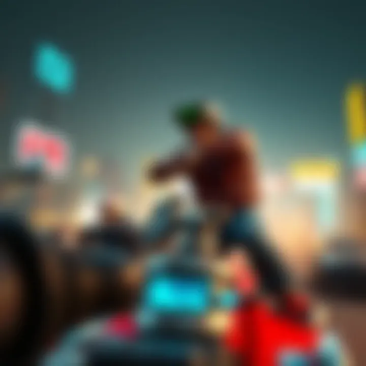 Innovative gameplay mechanics illustrating the blend of humor and action