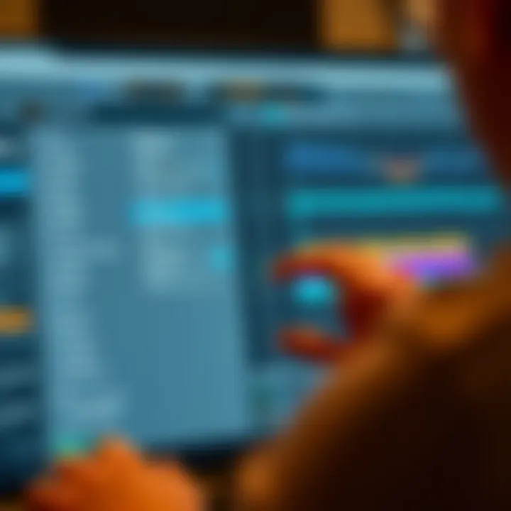 Navigating FL Studio Settings User navigating through FL Studio settings and preferences