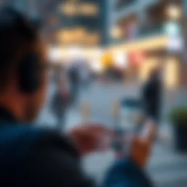 User accessing Instagram Lite on a smartphone