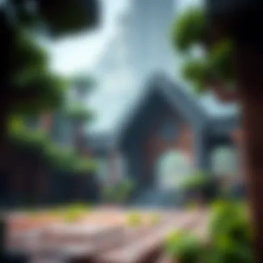 Jurassic Park Structure in Minecraft An intricate build of a Jurassic Park structure in Minecraft