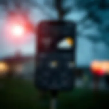 Customizable KWGT Weather widget interface