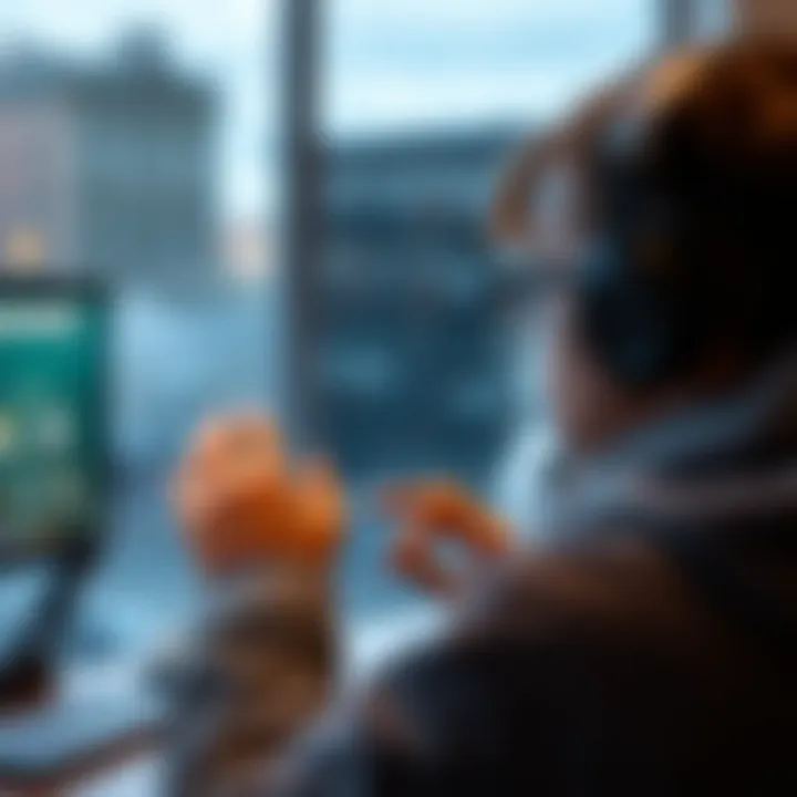 User interaction with weather customization options