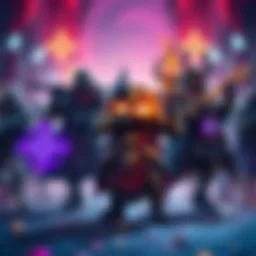 Illustration of loot heroes showcasing unique abilities