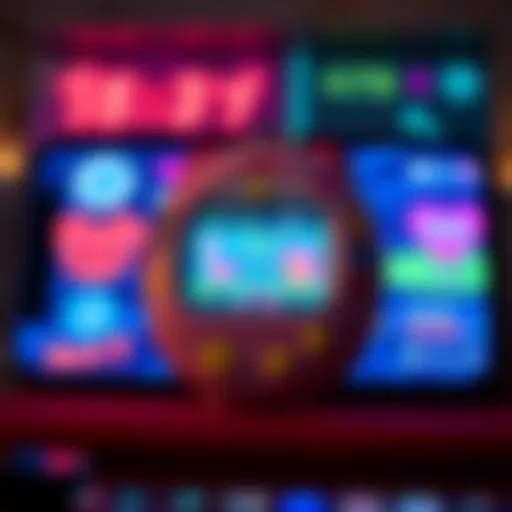 Tamagotchi Digital Companions Tamagotchi virtual pets on a digital screen