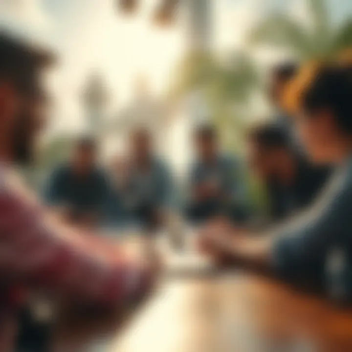 A collaborative project in Photoshop highlighting the integration of cloud features.