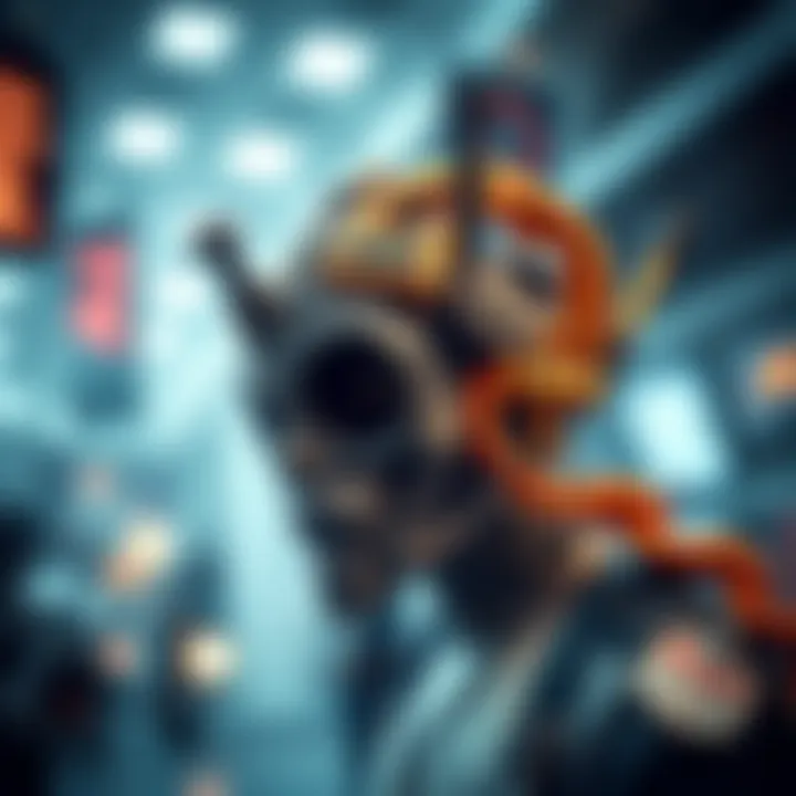 An intricate digital composition illustrating Photoshop's advanced selection tools.