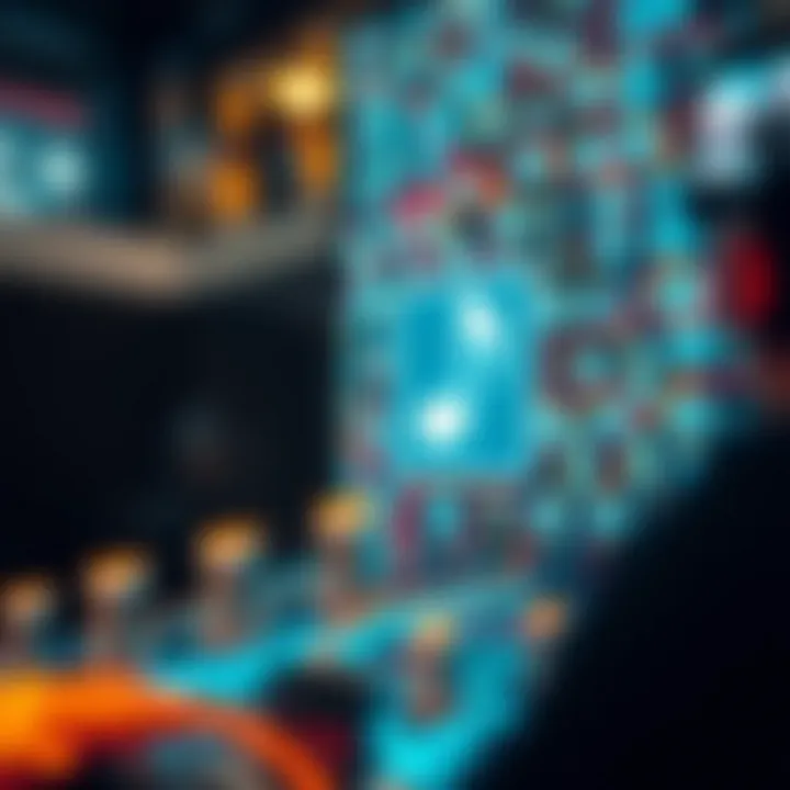 Visual representation of Shazam's algorithm processing