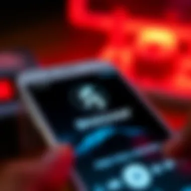 Shazam app interface showcasing music identification feature