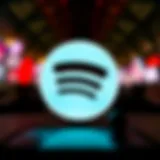Visual representation of Spotify Premium logo and APK file