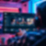 Streamer's Interface with Mod Features A screenshot showcasing the interface of Streamer Simulator 2 with mod features