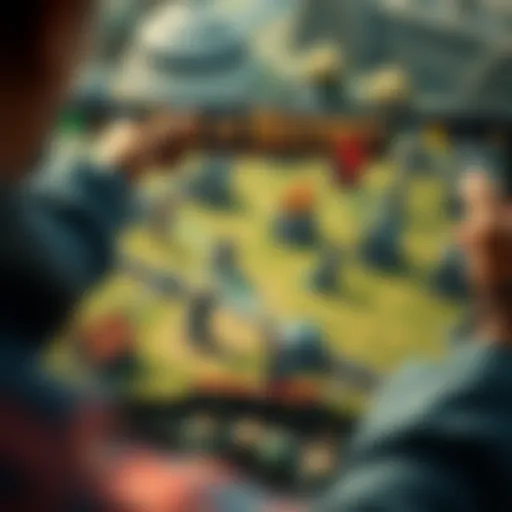 Game interface showcasing strategic gameplay