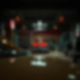 Vintage garage showcasing mod aesthetics