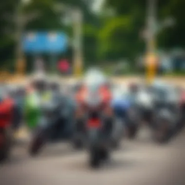 Diverse Motorcycle Collection in Traffic Rider Showcasing a variety of motorcycles available in Traffic Rider