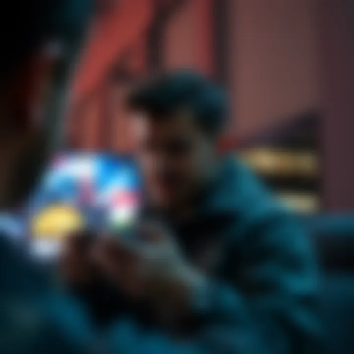 User engaging with Trakt features