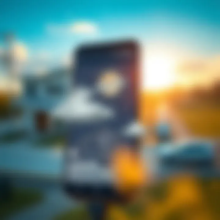 Weather visualization features of Windy.com