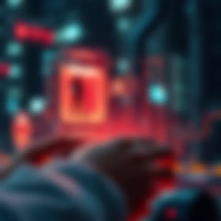 Conceptual image illustrating future developments in mobile APK technology