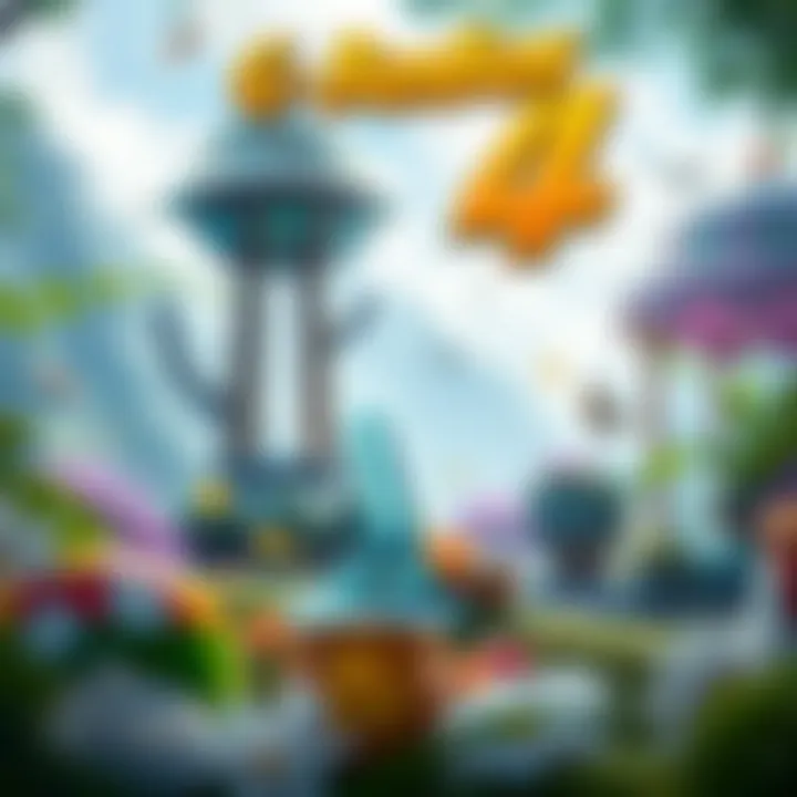 An engaging visual representation of the gameplay mechanics in Garten of BanBan 4.