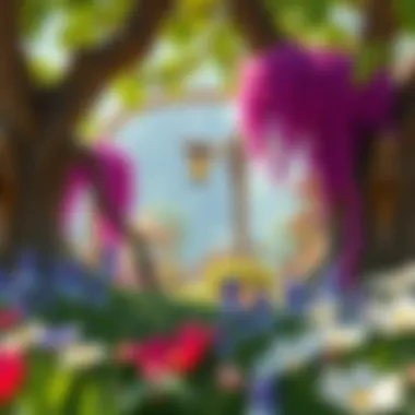 A captivating screenshot showcasing the vibrant world of Garten of BanBan 4.