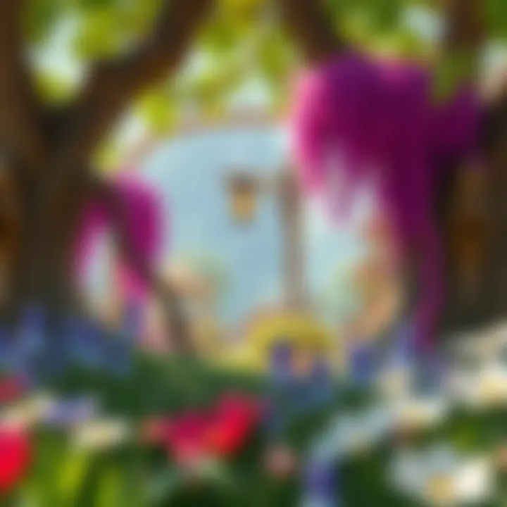 A captivating screenshot showcasing the vibrant world of Garten of BanBan 4.