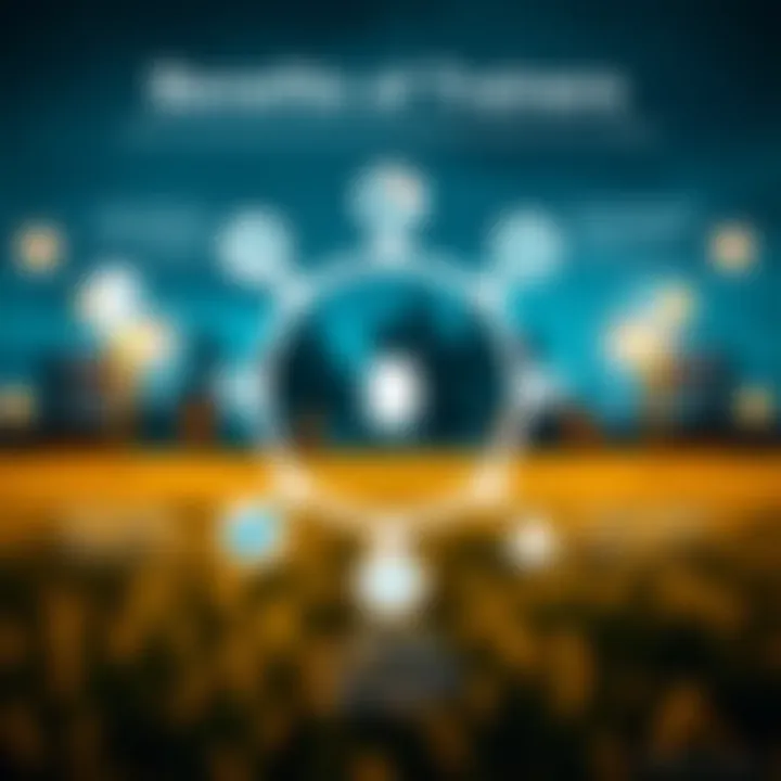 An infographic illustrating the benefits of using trainers