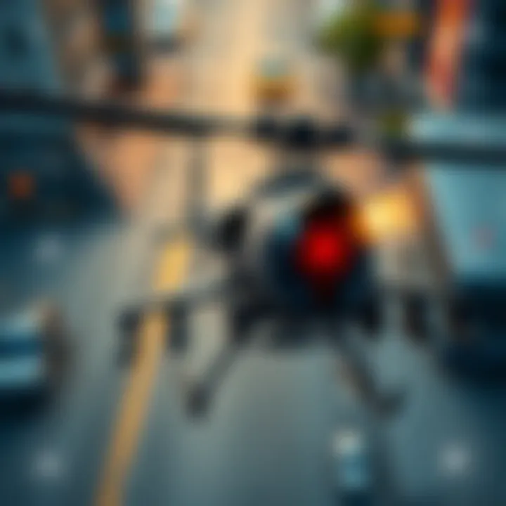 Gameplay Interface of Heli Attack Mod APK Heli Attack Mod APK gameplay interface showcasing features