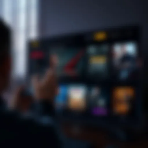 User interface of IPTV Smarters Pro