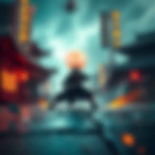 A stunning Katana Zero gameplay screenshot showcasing vibrant visuals and intense action.