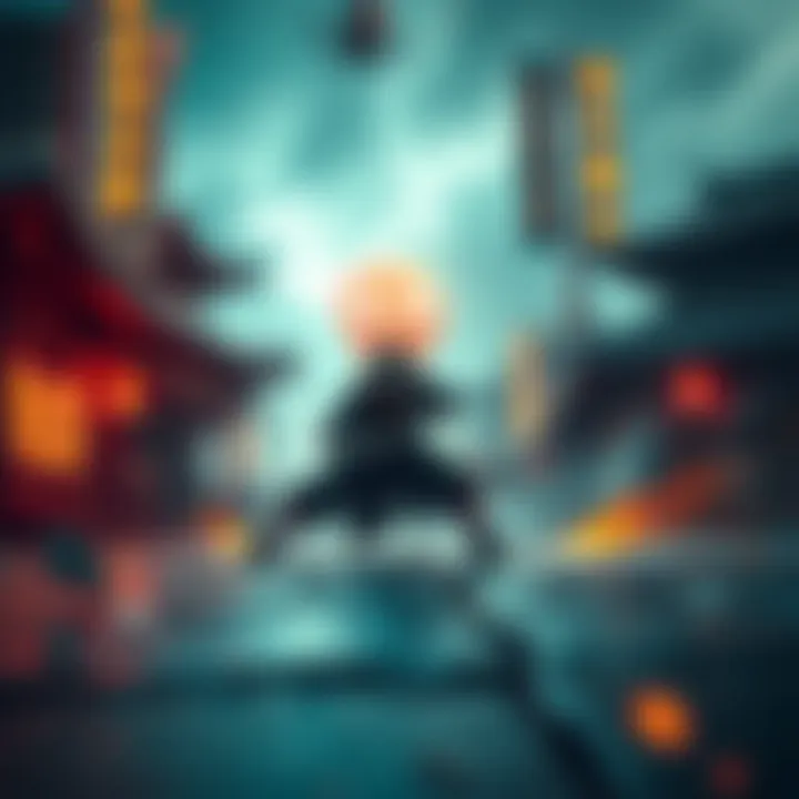 A stunning Katana Zero gameplay screenshot showcasing vibrant visuals and intense action.