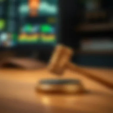 Legal Considerations in APK Downloads Illustration showing the legal implications of APK downloads