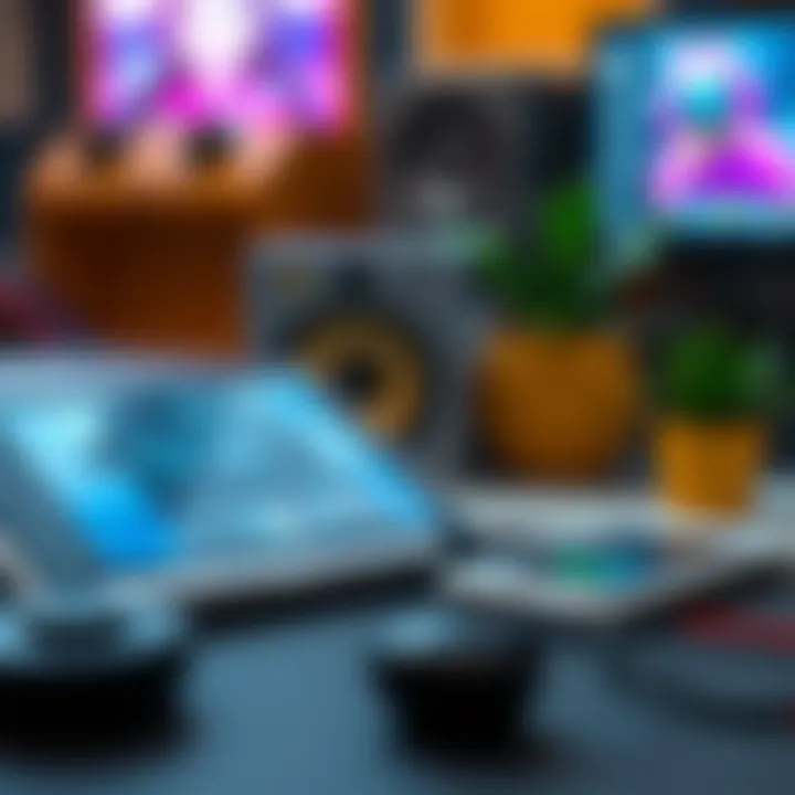 Digital Media Organization Tools Visual representation of digital media organization tools