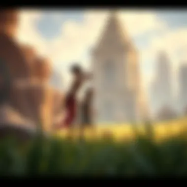 Character interaction within the enchanting environment of Monument Valley 2