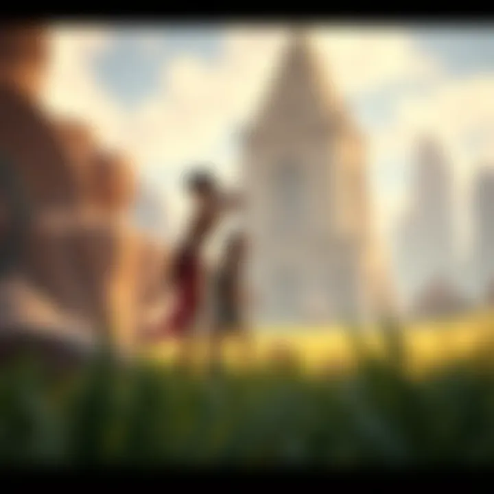 Character interaction within the enchanting environment of Monument Valley 2