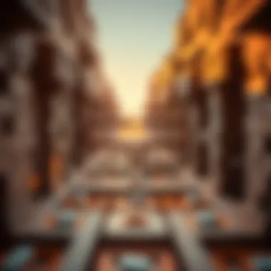 Intricate puzzle design featuring optical illusions and creative pathways