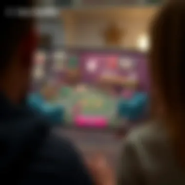 Gameplay Interface of Naughty Step Sister Game A screenshot displaying the gameplay interface, highlighting unique features and mechanics.